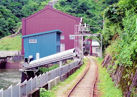 小口川軌道|小口川第三発電所資材運搬軌道